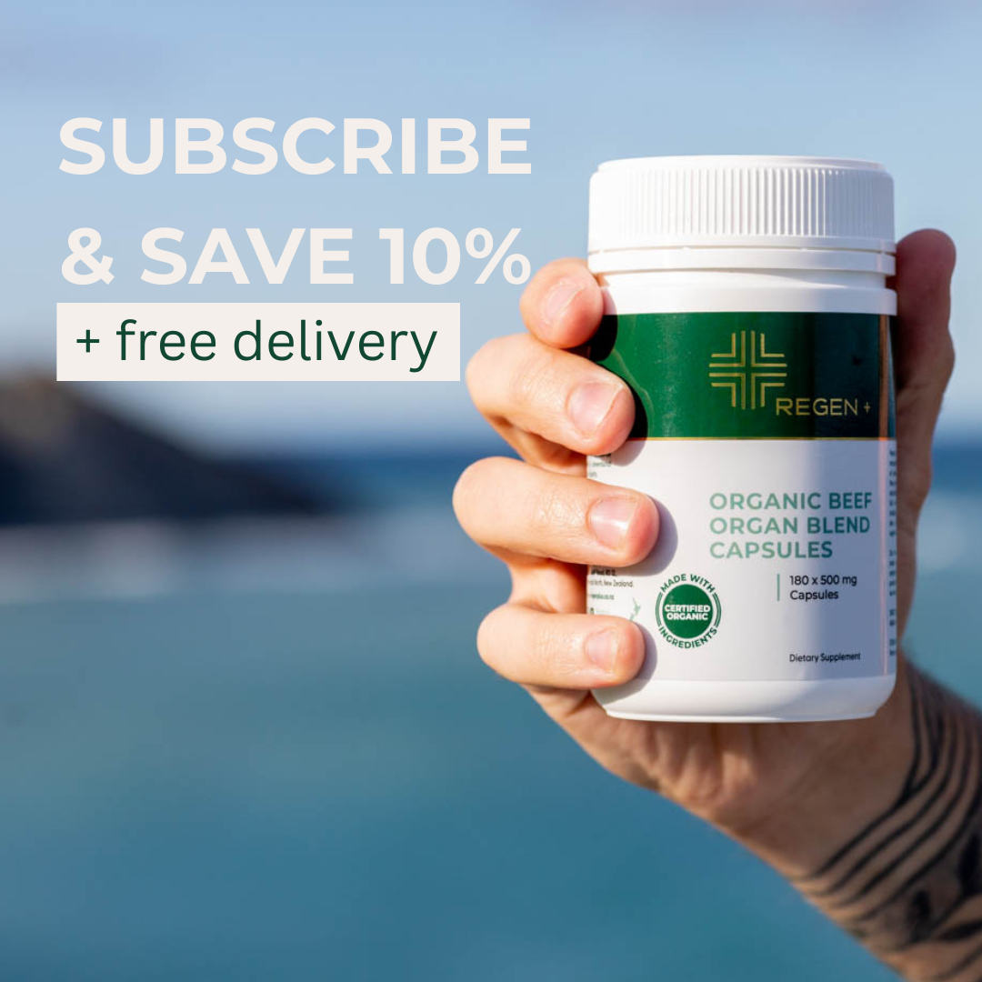 Organic Beef Liver and Heart Capsules